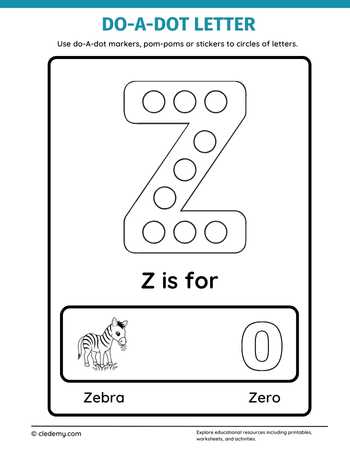 Letters Z Do a Dot