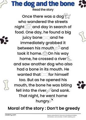 Don’t Be Greedy – A Dog’s Tale Story