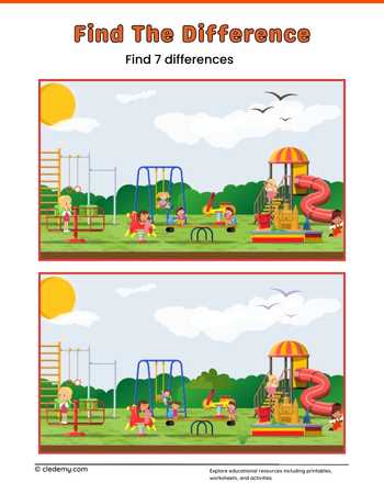 Find the Difference in Park