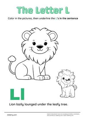 Alphabet Letters L