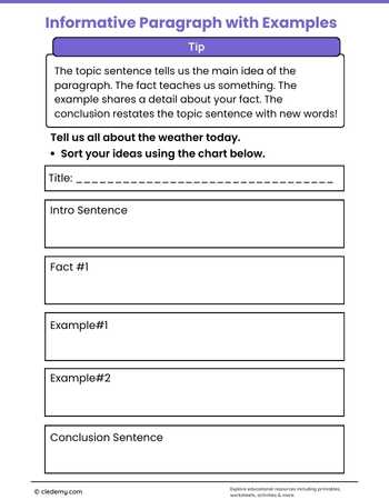 Informative Paragraph with Example
