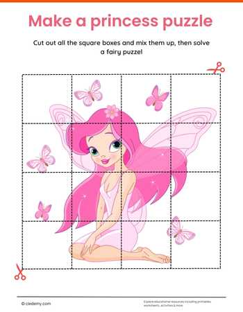 Make a Princess Puzzle Jigsaw Puzzle