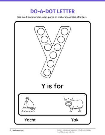 Letters Y Do a Dot