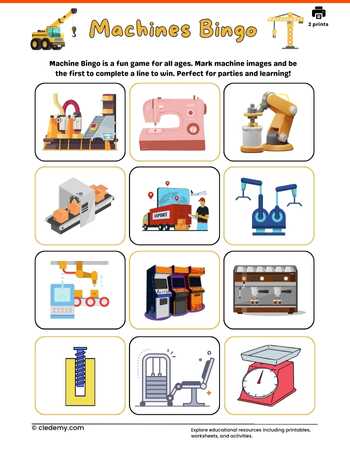 Machines Bingo