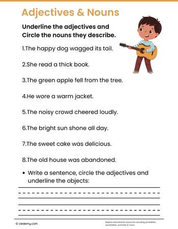 Adjectives & Nouns