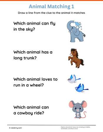 Animal Matching Fun