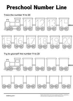 Number Line 11-20