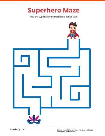 Superhero Maze