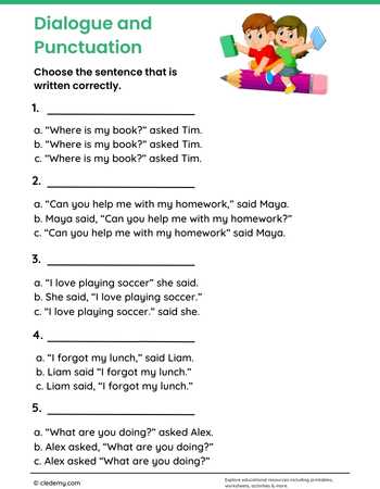 Dialogue and Punctuation