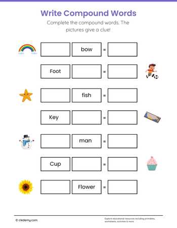 Write Compound Word