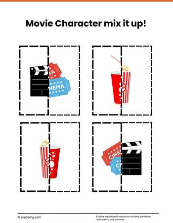 Movie Character Puzzle Mix It Up