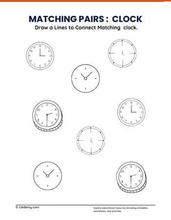 Matching Pairs Clocks