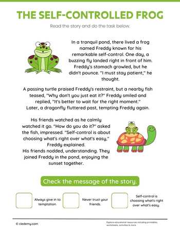 The Self-Controlled Frog