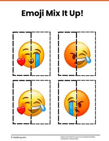 Emoji Puzzle Mix It Up