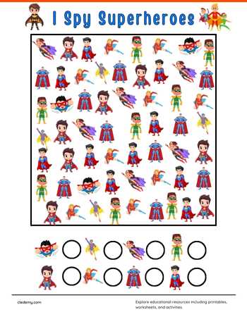 I Spy Superheroes