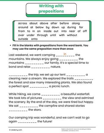 worksheet