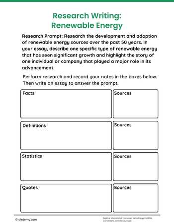 Research Writing Practice