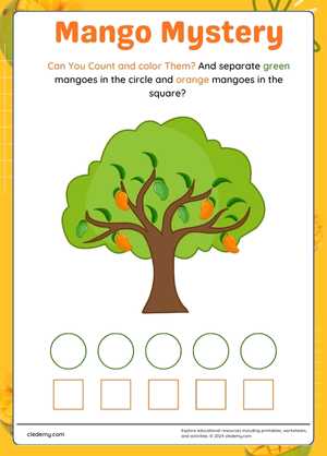 Mango Count & Color: Green & Orange!
