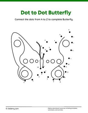 Dot to Dot Butterfly 2
