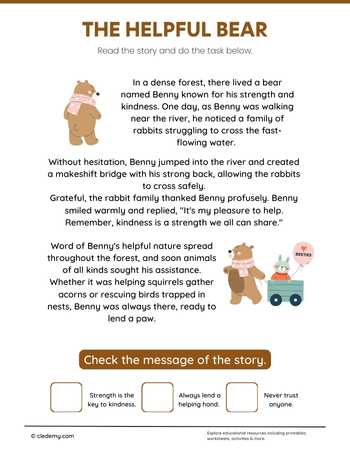 The Helpful Bear