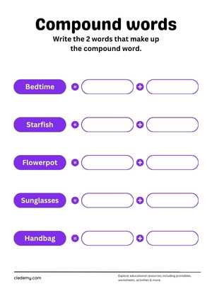 Make Compound Words