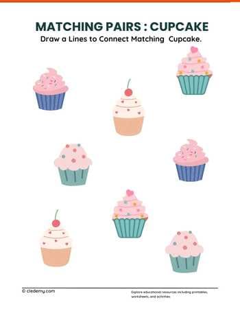 Matching Pairs Cupcakes