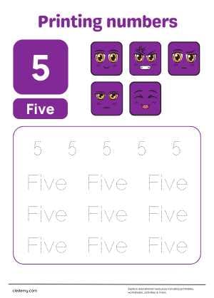 Tracing Number 5