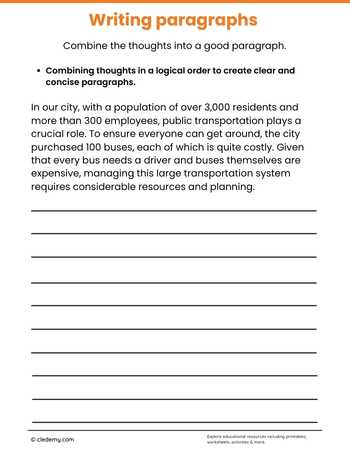 Writing Paragraphs