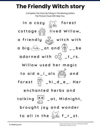 The Friendly Witch story