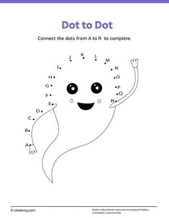 Dot to Dot Halloween Ghost 2