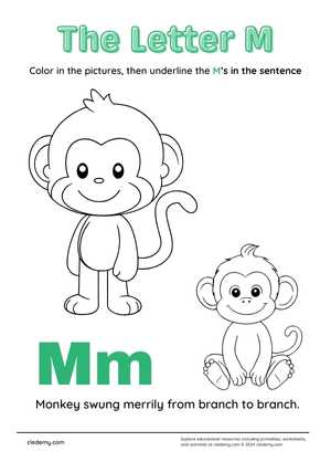 Alphabet Letters M