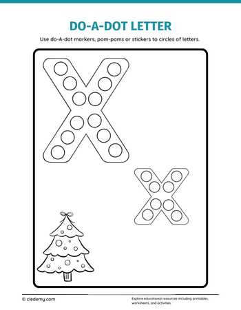 Letters Xx Do a Dot