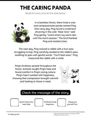 The Caring Panda