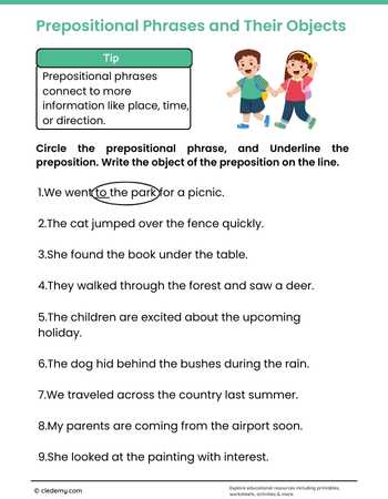Prepositions And Objects Cledemy