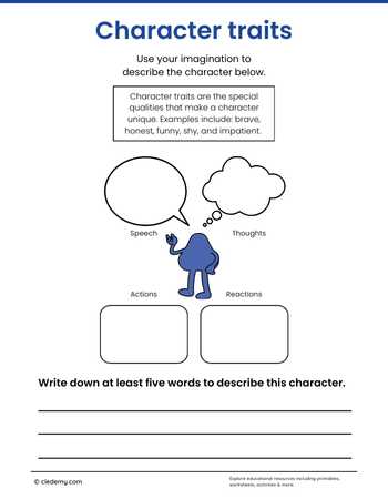 Character Traits Grade 5