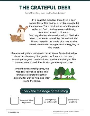 The Grateful Deer