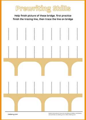 Prewriting Skill: Tracing Vertical Lines