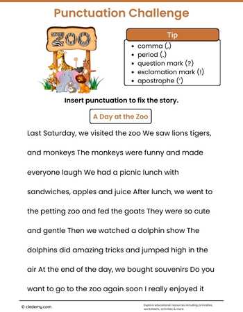 Story Punctuation
