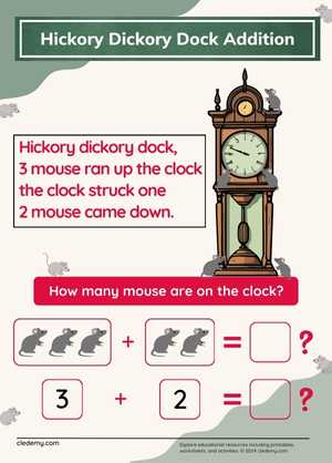 Clock Addition: Hickory Dickory Dock
