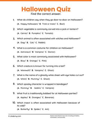 Halloween Quiz