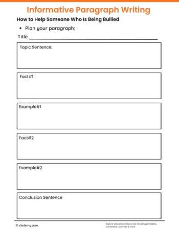 Writing Informative Paragraphs