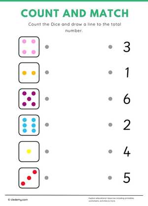 Count and Match Dice