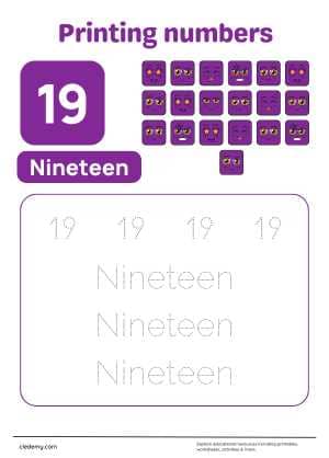 Tracing Number 19