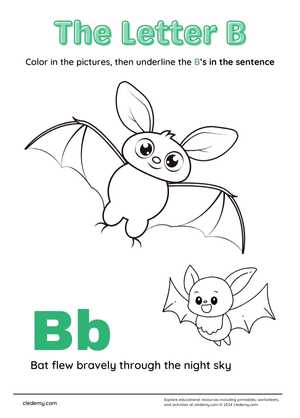Alphabet Letters: B