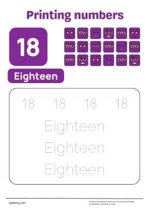 Tracing Number 18