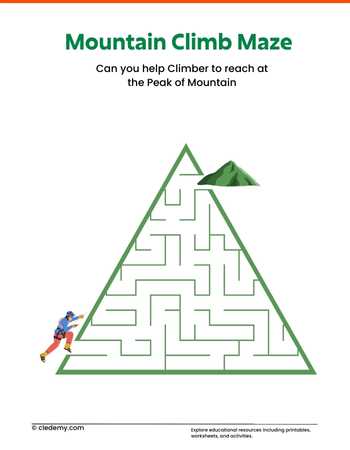 Mountain Climb Maze