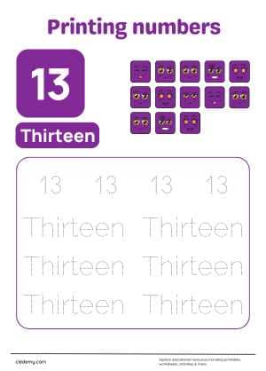 Tracing Number 13