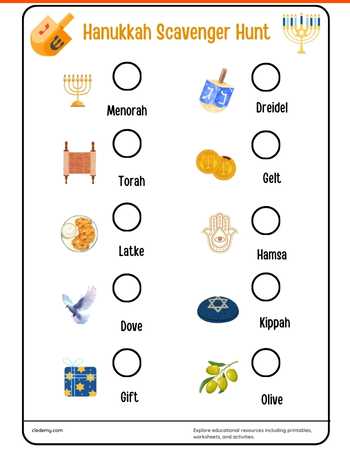Hanukkah Scavenger Hunt