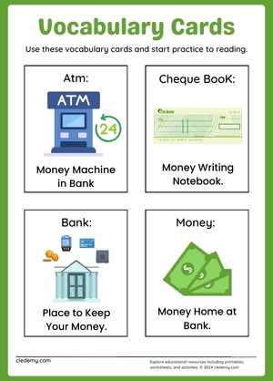 Money Words: Learn About Banking!