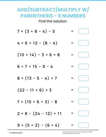 worksheet